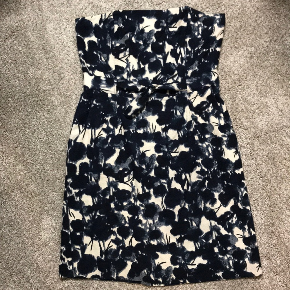 Strapless Banana Republic dress